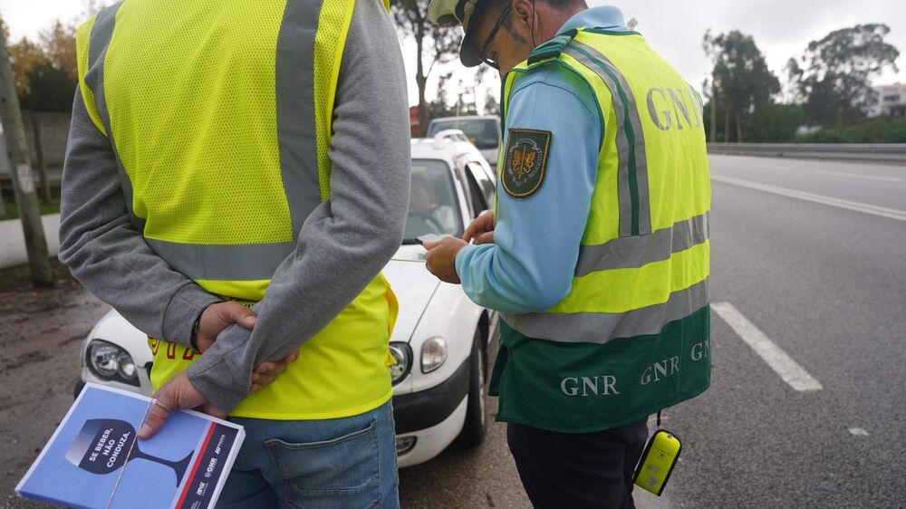 GNR detetou 4752 condutores por crime de condução com excesso de álcool