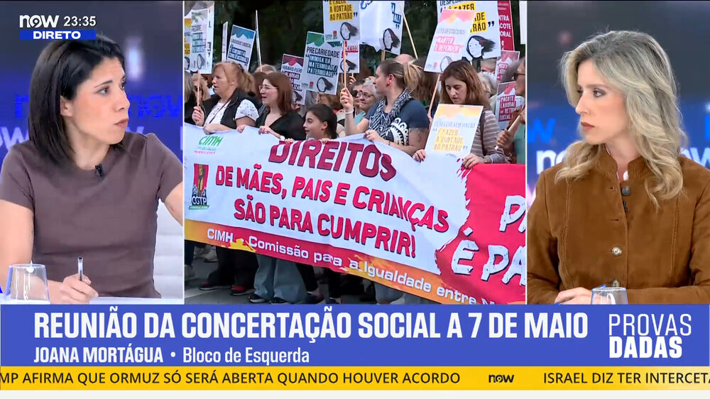 «UGT não define a sua posição para salvar a pele do Governo»: Joana Mortágua 