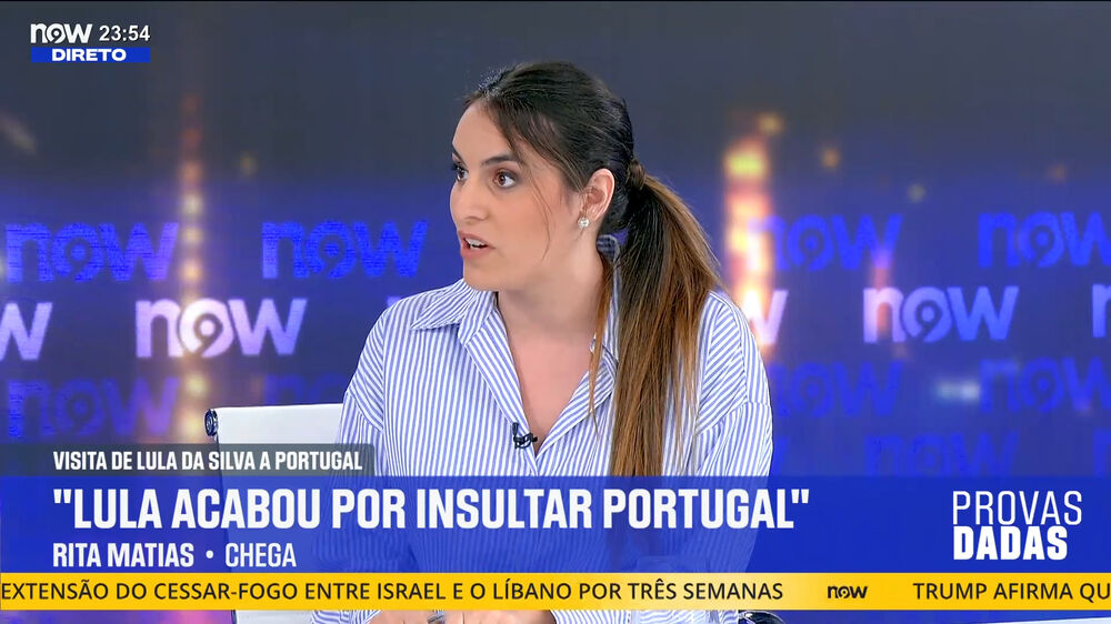 «Queremos que Lula Silva tenha sempre a certeza que não é bem-vindo ao nosso país»: Rita Matias 