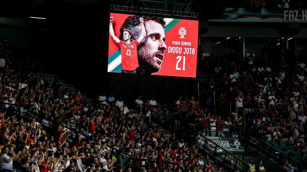 Uma das muitas homenagens feitas a Diogo Jota