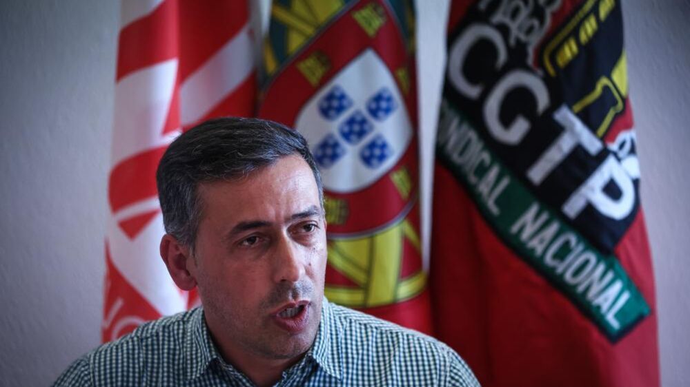 Secretário-geral da CGTP, Tiago Oliveira