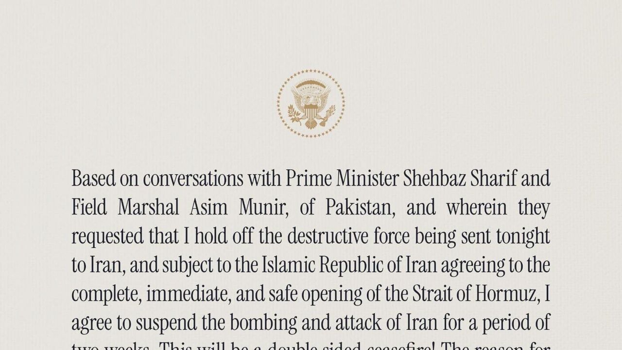 Trump aprova cessar-fogo de duas semanas no Irão e reabertura do Estreito de Ormuz