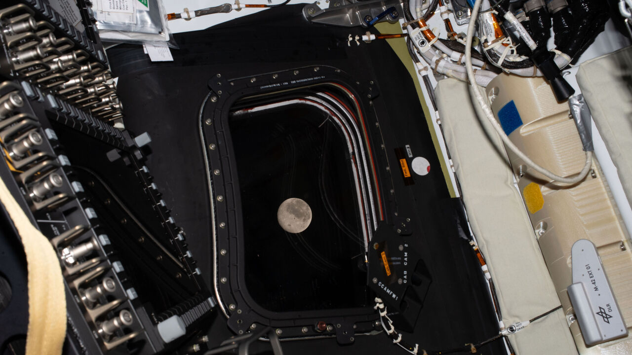 Fotografia tirada pela tripulação da Artemis II 