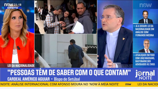 Pessoas não podem estar “na indefinição quanto aos requisitos” para solicitar nacionalidade', diz D. Américo Aguiar