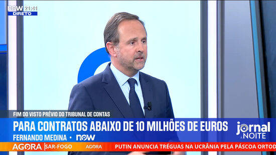 Alteração ao visto prévio do Tribunal de Contas “é uma reforma essecial”, diz Fernando Medina 