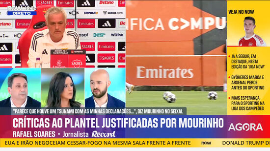 Benfica: «Há um claro problema de harmonia» 