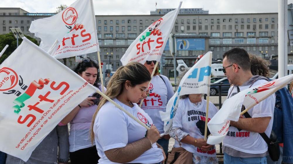 Greve dos trabalhadores da saúde