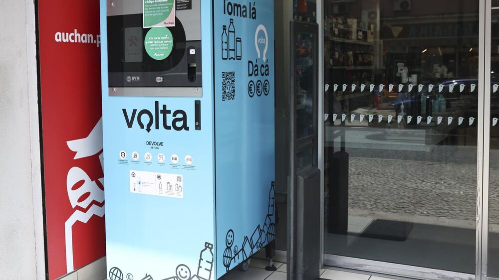 Sistema de depósito de embalagens Volta em Auchan está em transição