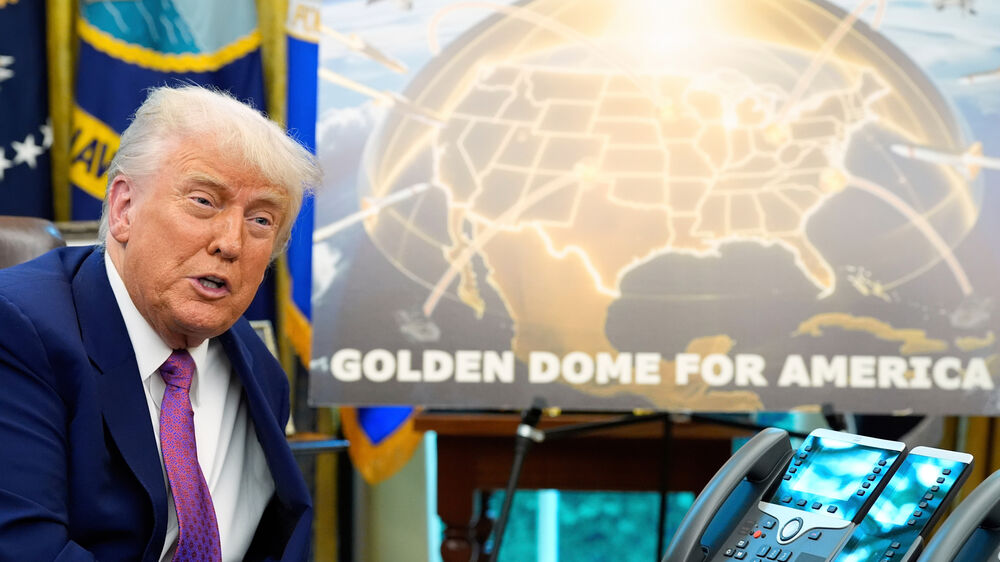 Trump promove sistema antimíssil 'Golden Dome' para os EUA
