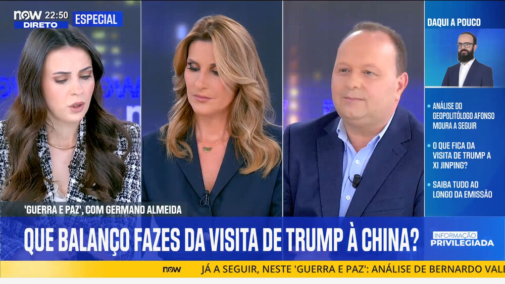 Visita de Trump a Pequim «foi extremamente coreografada», afirma Daniela Nunes 