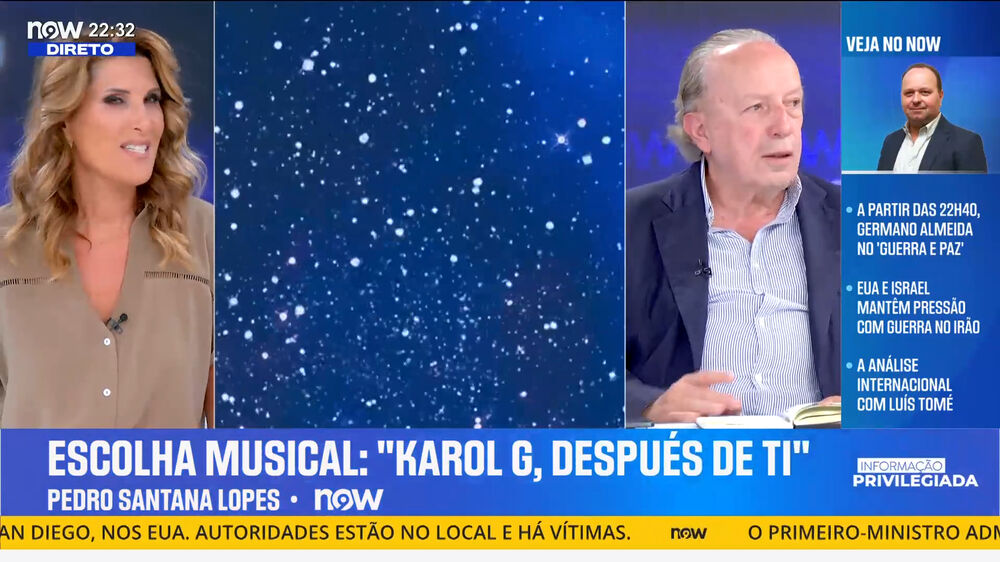 Músicas da semana de Pedro Santana Lopes: “Después de ti”, de Karol G, e “Lo Arriesgo Todo”, de Bruno Mars 