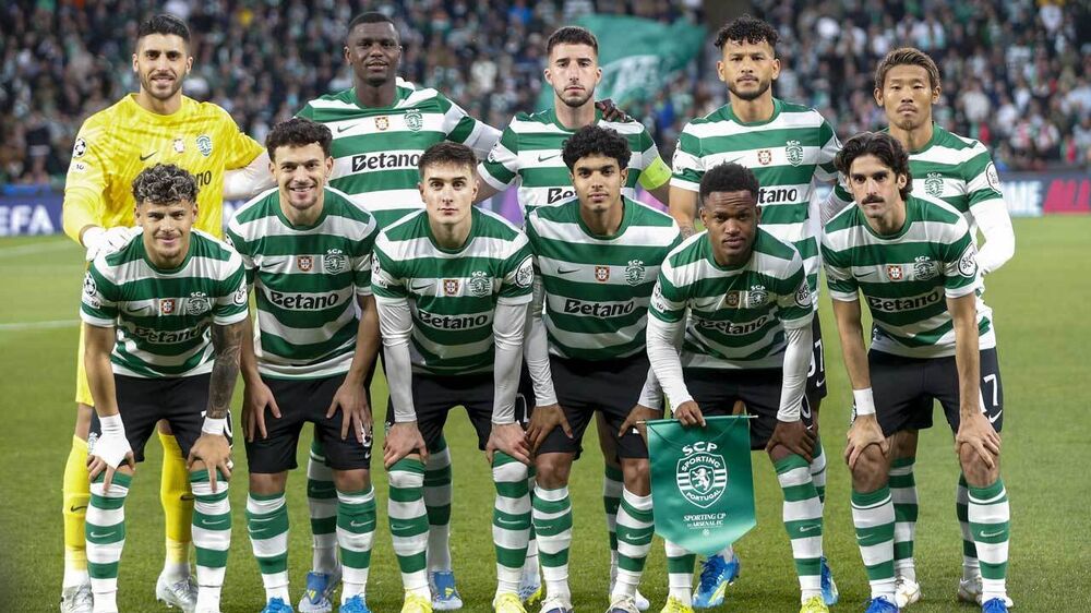 Onze do Sporting no jogo com o Arsenal para a Champions esta época