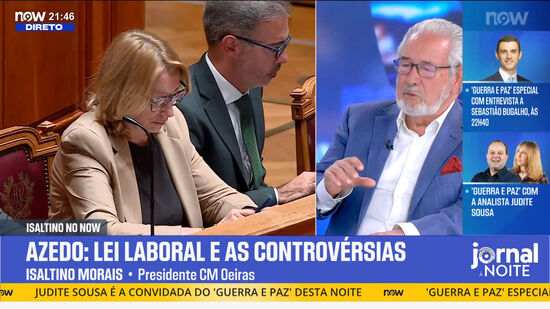 Governo não deve desistir de sentar à mesa das negociações e chegar a acordo”, diz Isaltino Morais sobre lei laboral 