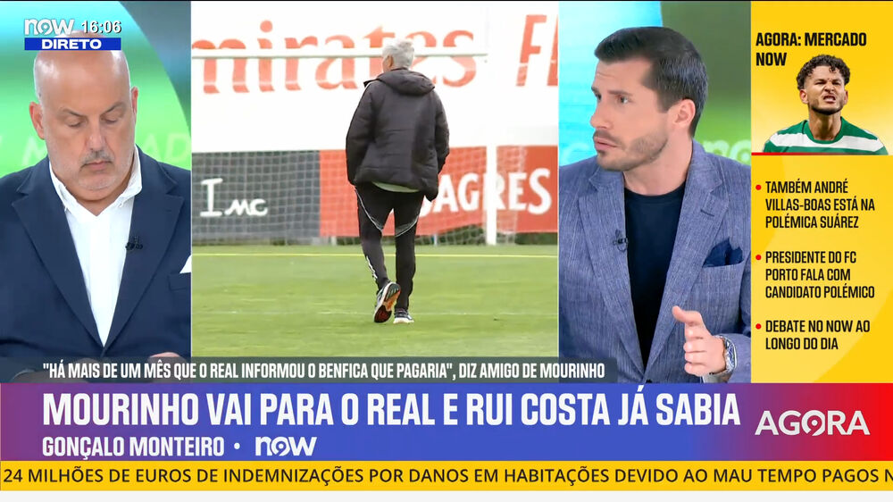 Rui Costa sabia da saída de Mourinho: «Vai ter que dar explicações. Ninguém aqui é parvo»