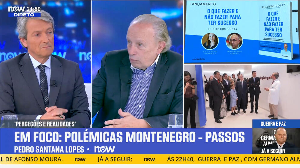 «Chega tem muitas posições políticas que são mais à esquerda do que o PSD», diz Pedro Santana Lopes