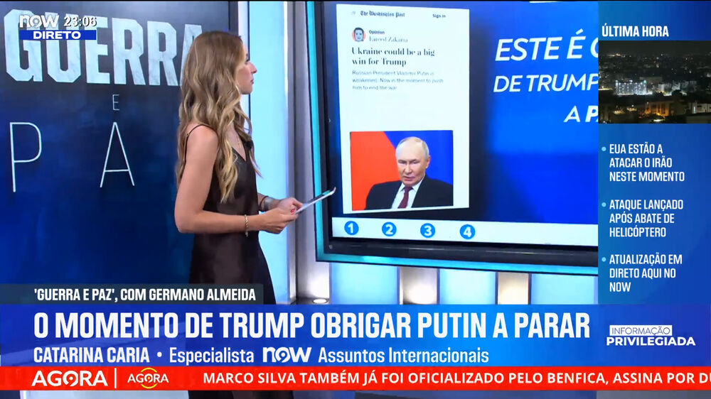 «Vitória de Trump não pode ser confundida com uma fotografia de paz à custa da Ucrânia», diz Catarina Caria