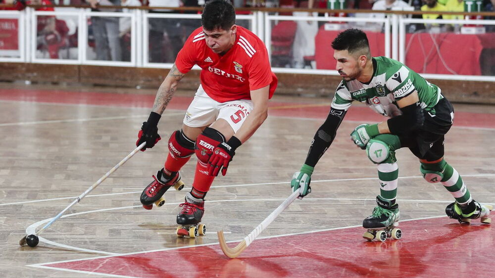 Sporting bate Benfica em Hóquei em Patins