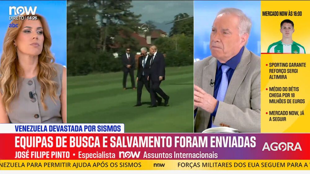 «Governo venezuelano não tem competência para conseguir fazer face a uma tragédia desta dimensão»