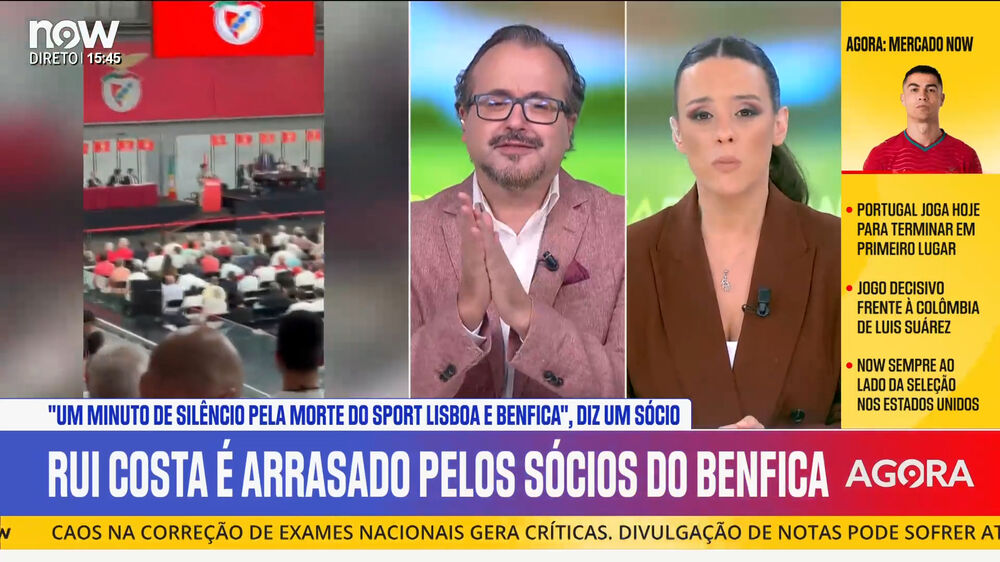 «Também há uma tolerância zero em relação a esta direção do Rui Costa»: Vítor Pinto