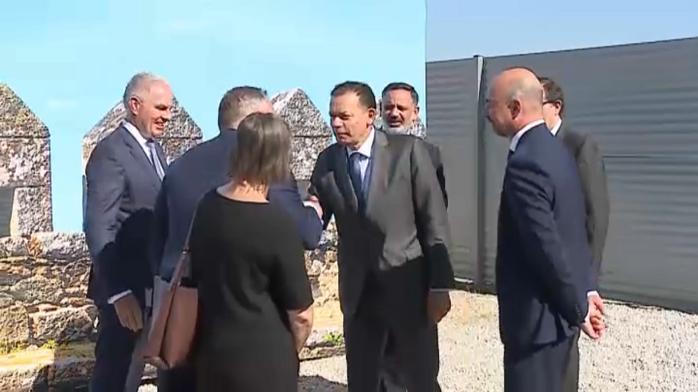 Luís Montenegro lança primeira pedra da empreitada da Lufthansa em Santa Maria da Feira 