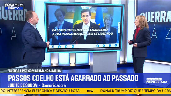 «As condições de governabilidade de Passos Coelho foram distintas das de Costa e Montenegro», diz Judite Sousa