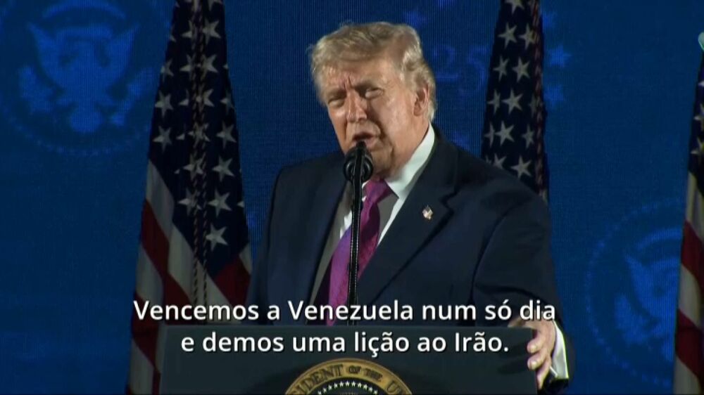 'Vencemos a Venezuela num só dia e demos uma lição ao Irão'. O discurso de Donald Trump no Dia da Independência dos EUA