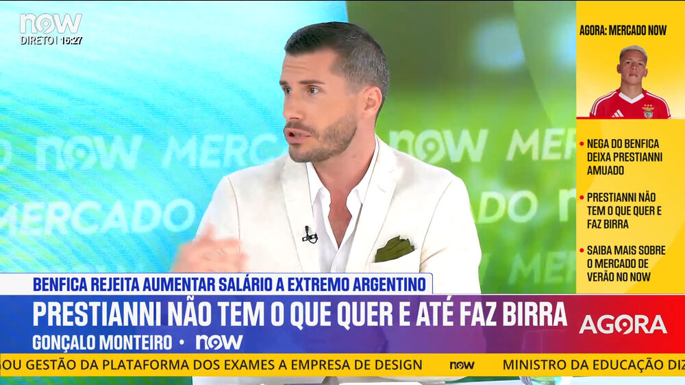 «Prestianni não ficou com uma boa imagem depois do jogo frente ao Real Madrid»