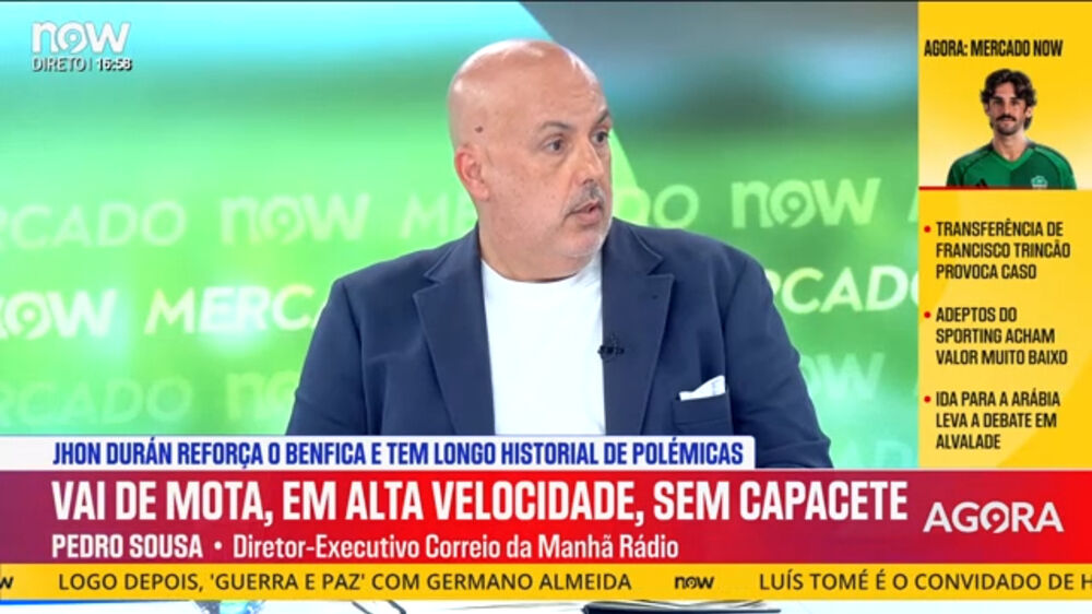 «É um risco entregar as fichas a Jhon Durán na titularidade do Benfica»