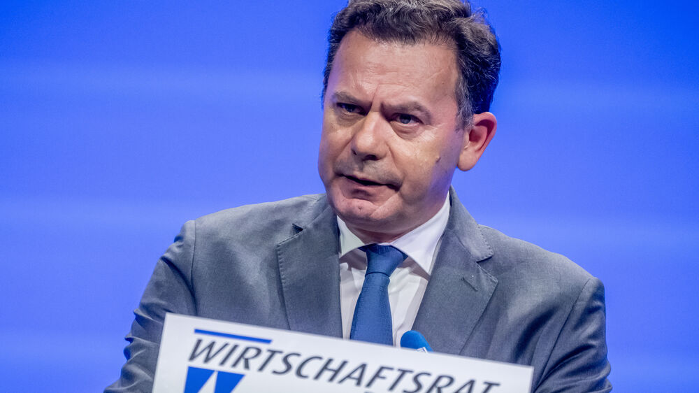 Luís Filipe Montenegro, Prime Minister of Portugal, speak at the CDU Economic Day in Berlin