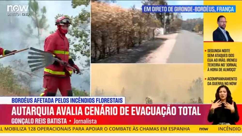 Incêndios em Bordéus: Aldeia destruída pelas chamas após evacuação total de urgência
