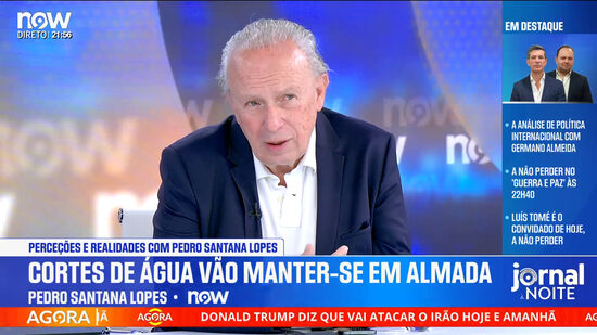 Almada 'cresceu loucamente em construção”, diz Pedro Santana Lopes 