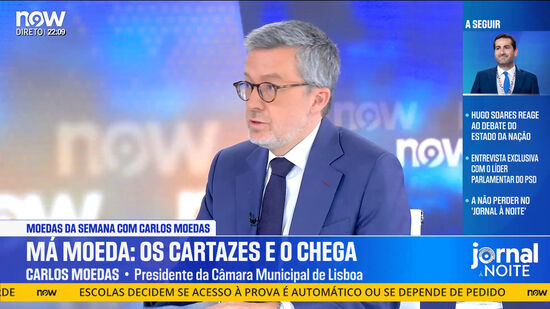 Lisboa «não quer calar o Chega. Não quer é poluição visual com cartazes de oito por três metros» 