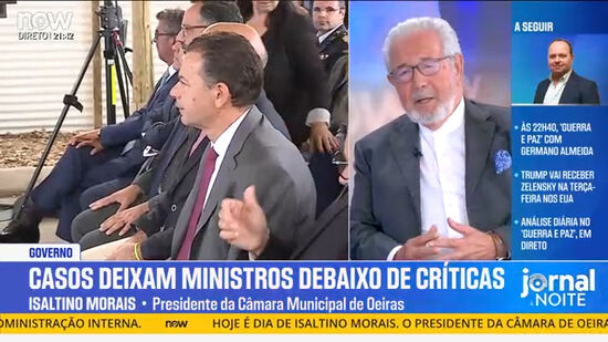 'Se um ministro se demite porque houve um erro numa reforma, qualquer dia não temos ministro nenhum', diz Isaltino Morais