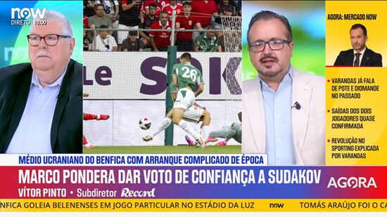 «O Sudakov fez tudo ao contrário»: Vítor Pinto sobre o desafio do «Marco Ball» no Benfica