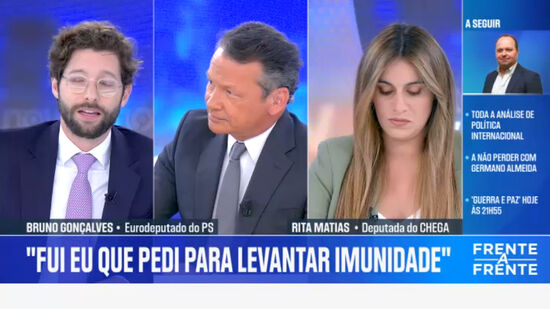 Frente a Frente | Bruno Gonçalves (PS) e Rita Matias (Chega)