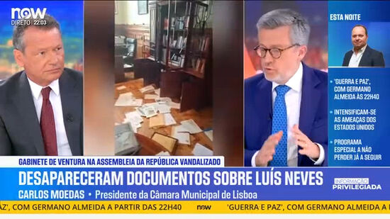 Carlos Moedas sobre alegado assalto ao gabinete do Chega: 'Se for encenação, é a morte política de Ventura'