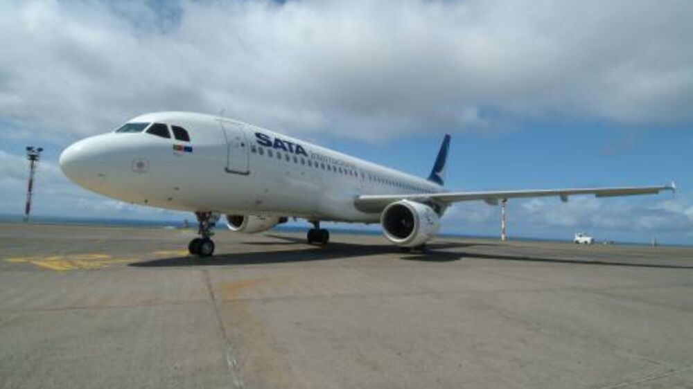 Avião da Sata no Aeroporto