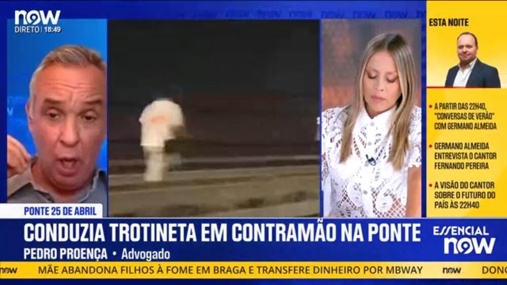 Trotinete em contramão na Ponte 25 de Abril: «Quando é que finalmente se proíbem as trotinetes?» 