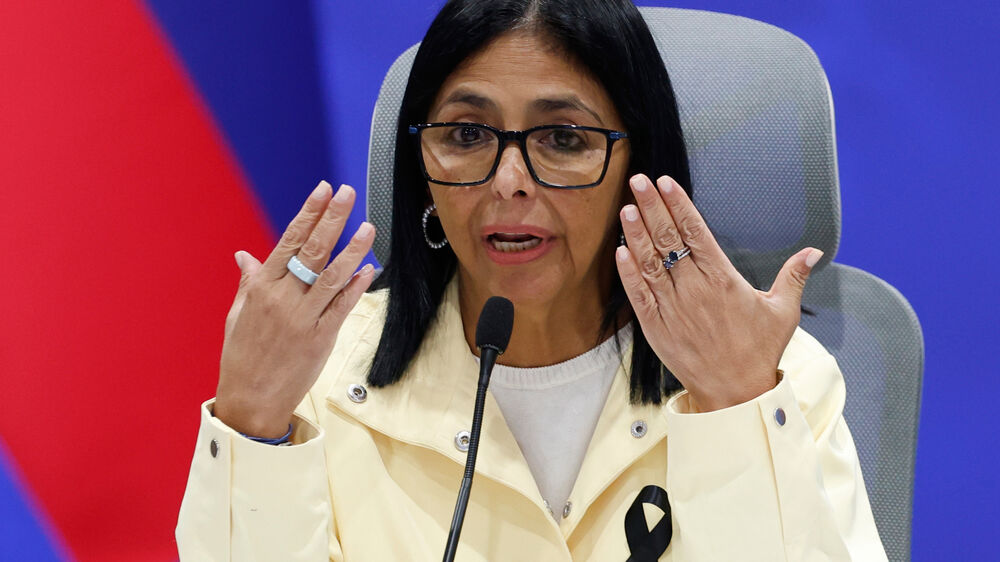 presidente encarregada da Venezuela, Delcy Rodríguez