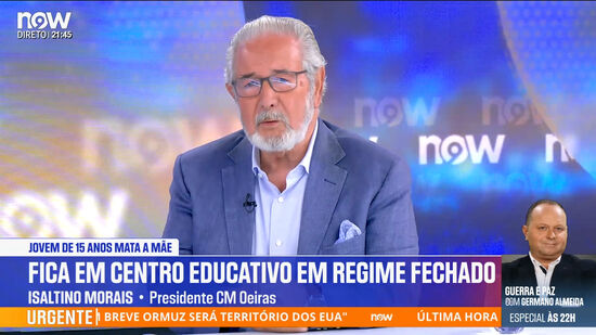 'Violência doméstica não está na agenda dos partidos': Isaltino Morais sobre jovem que matou a mãe em Algés 