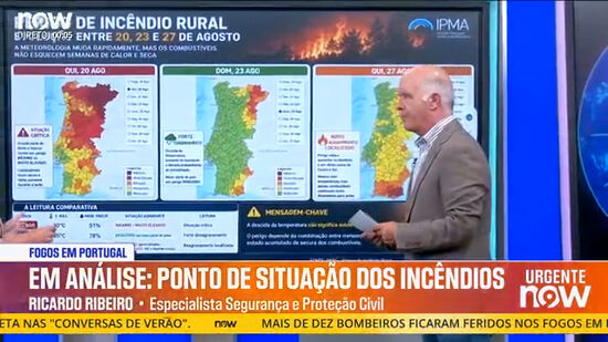 Ricardo Ribeiro avisa que a descida das temperaturas «é uma janela de oportunidade para debelar estes incêndios»