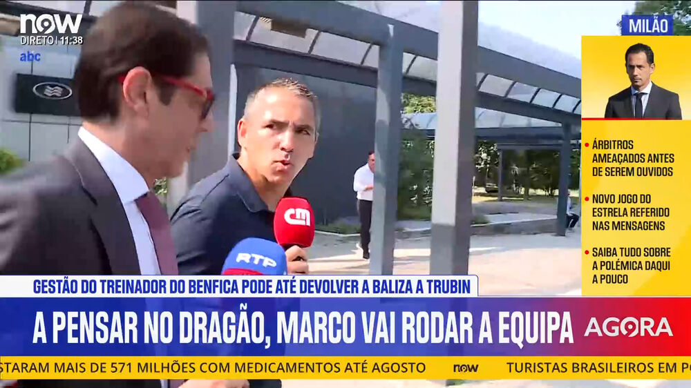 Rui Costa antes do jogo com o Milan: «O Benfica vai lutar pelos objetivos que tem»