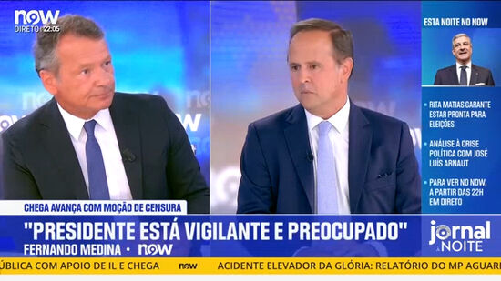 Moção de censura” é mais um truque do Chega. Não tem nenhum sentido nem nenhum significado”, diz Fernando Medina 