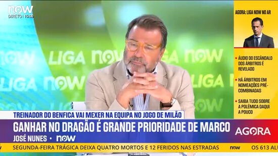 «Jogo do Dragão é muito mais importante. Uma derrota significa que o Benfica fica em más condições no campeonato»