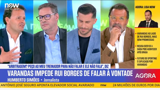 Varandas impede Rui Borges de falar sobre arbitragem: 'Nunca diria isto com o Rui Amorim'