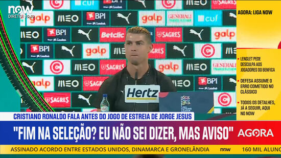 Cristiano Ronaldo: «É um orgulho e prazer vir à Seleção, não tenho qualquer outro interesse»