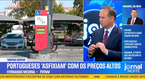 Fernando Medina: «Governo vai ter de tomar medidas sobre a área dos combustíveis» 