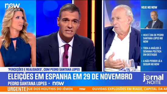 Sánchez está «sufocado por oposição»: Pedro Santana Lopes 