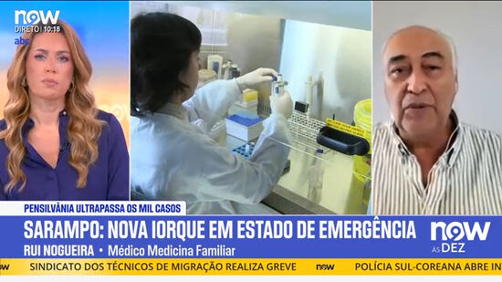 Sarampo: «Temos de vacinar todas as crianças», constata Rui Nogueira 